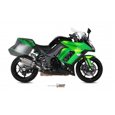 MIVV  SUONO STAINLESS STEEL SLIP-ON SYSTEM FOR KAWASAKI Z 1000 SX / NINJA 1000 SX 2014-2019 PART # K.043.L7