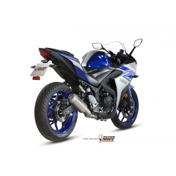 MIVV MK3 STAINLESS STEEL FULL EXHAUST SYSTEM FOR YAMAHA YZF-R3 2015-2020 PART # X.YA.0008.SM3X MIVV MK3 STAINLESS STEEL FULL EXHAUST SYSTEM FOR YAMAHA YZF-R3 2015-2020 PART # X.YA.0008.SM3X
