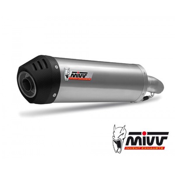 MIVV TITANIUM CARBON CAP EXHAUST FOR SUZUKI BANDIT 1250SA 2007-2016 PART #S.029.LNC
