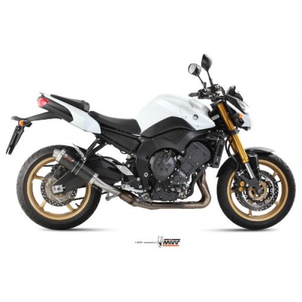 MIVV STEEL BLACK EXHAUST FOR YAMAHA FZ8 2013 PART #Y.033.LXB