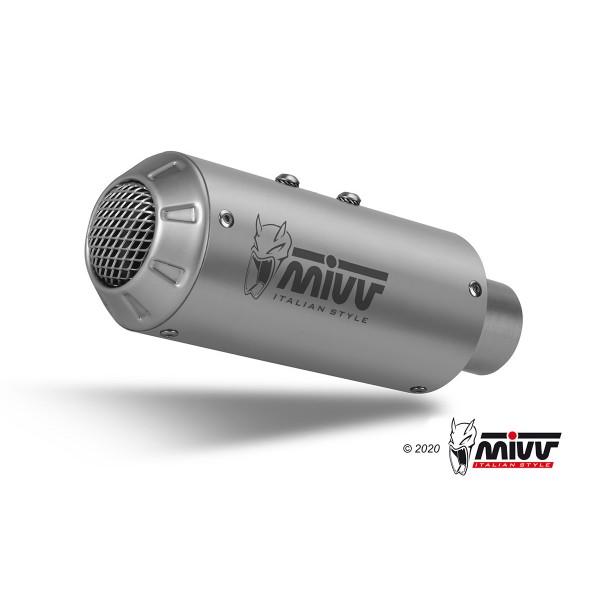 MIVV MK3 STAINLESS STEEL SLIP-ON EXHAUST FOR KTM 790 DUKE PART # KT.020.SM3X