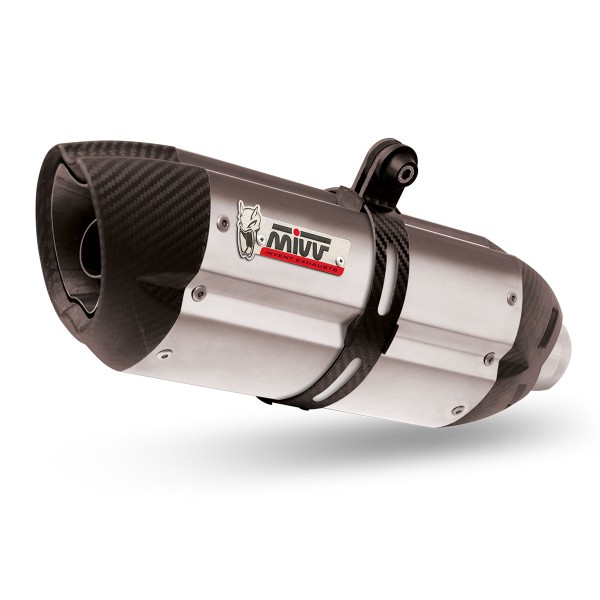 MIVV SUONO STAINLESS STEEL SLIP ON EXHAUST FOR BMW S 1000 XR 2015 PART # B.027.L7