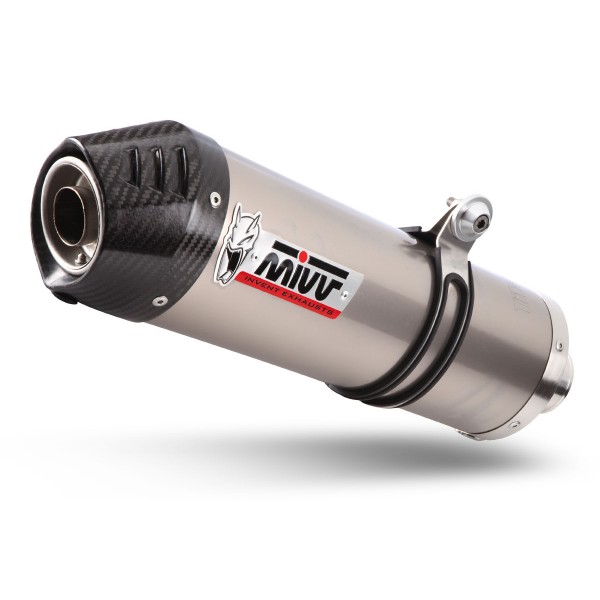 MIVV OVAL TITANIUM WITH CARBON CAP HONDA CRF1000L AFRICA TWIN 2016 PART # H.059.LNC