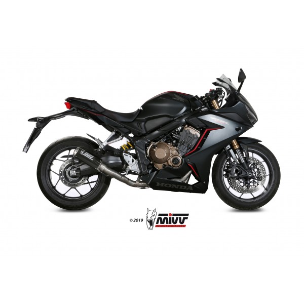 MIVV MK3 CARBON FULL EXHAUST SYSTEM FOR HONDA CBR650R 2019-2020 PART # H.072.SM3C