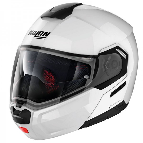 Nolan N90-3 Special N-Com 15 Pure White Helmet