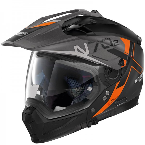Nolan N70-2X Bungee N-Com 37 Flat Black Helmet