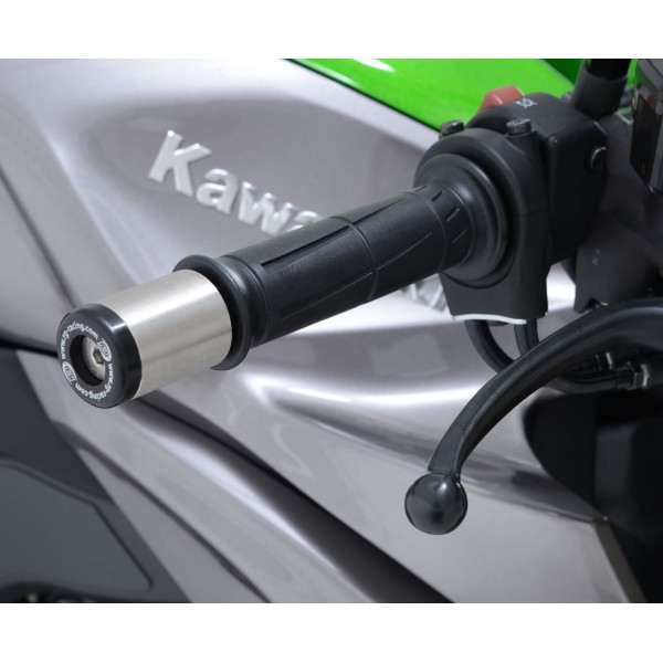 R&G Racing Black Bar End Sliders For Kawasaki Ninja 1000 2011-2019 Part # BE0032BK