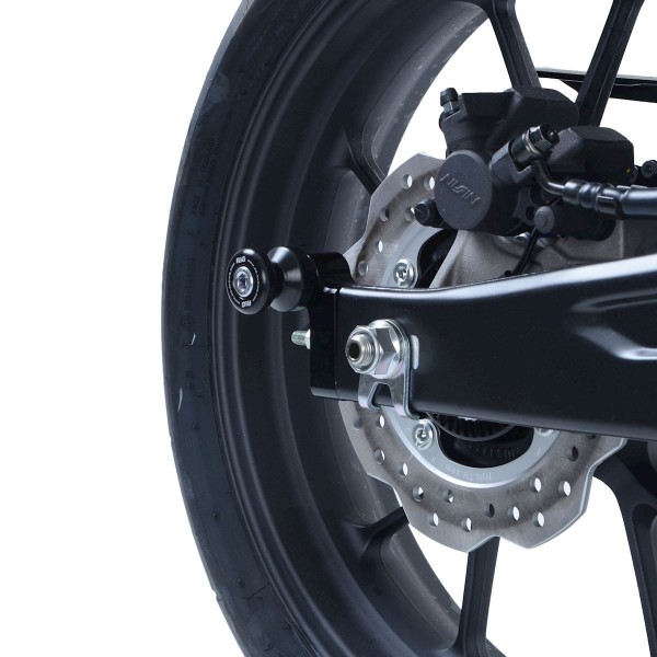 R&G Racing Black Cotton Reels (Offset) For Honda CB300R 2018-2019 Part # CR0072BK