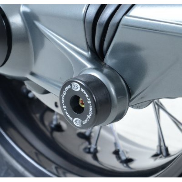 R&G Racing Black Swingarm (Shaft) Protectors For BMW R 1250 GS 2018-2019 Part # SP0012BK
