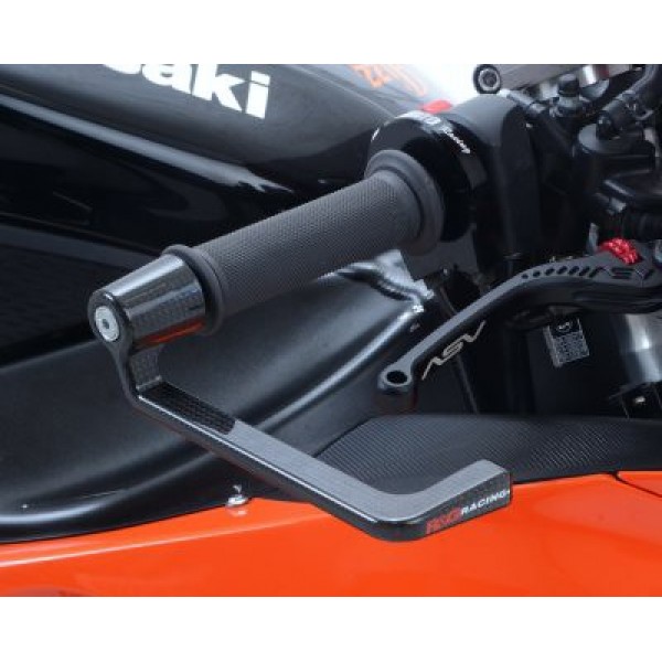 R&G Racing Carbon Fibre Lever Guard For Kawasaki Ninja ZX-6R 2005-2019 Part # LG0003C