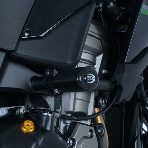R&G Racing Crash Protectors - Aero Style Black For Kawasaki Versys 1000 2019 Part # CP0459BL