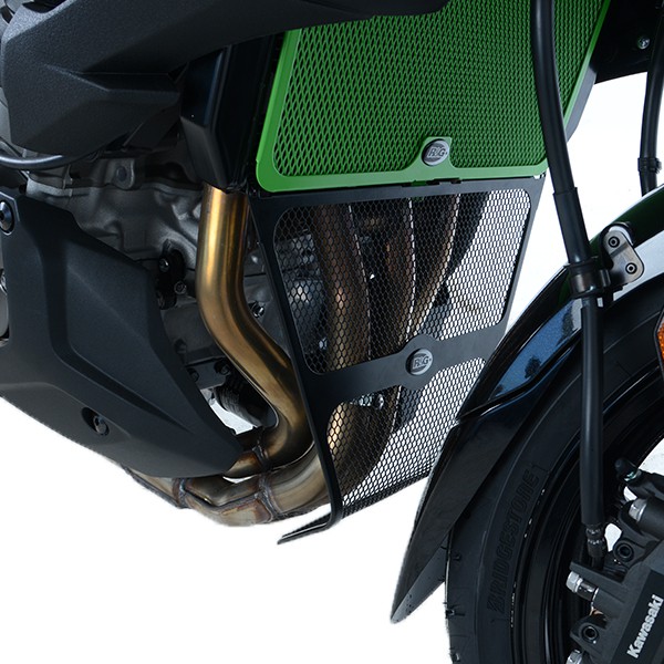 R&G Racing Downpipe Grille Green For Kawasaki Versys 1000 2019 Part # DG0032GR