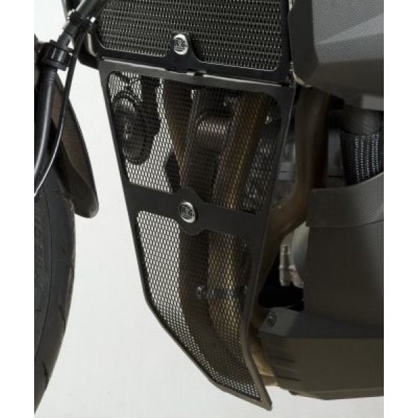 R&G Racing Downpipe Grille For Kawasaki Versys 1000 2012-2019 Part # DG0008BK