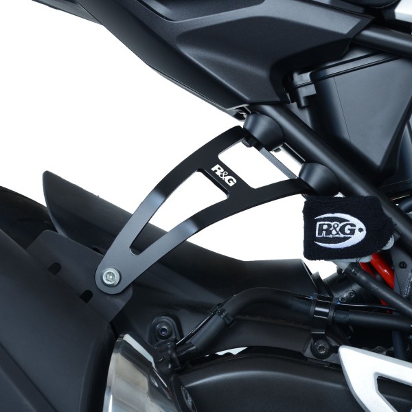R&G Racing Exhaust Hanger & Footrest Blanking Plate For Honda CB300R 2018-2019 Part # EH0087BKA