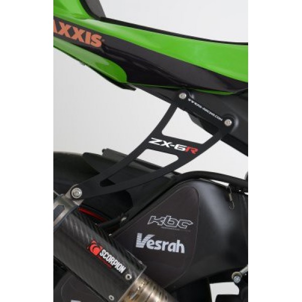 R&G Racing Exhaust Hanger For Kawasaki Ninja ZX-6R 2019 Part # EH0043BK