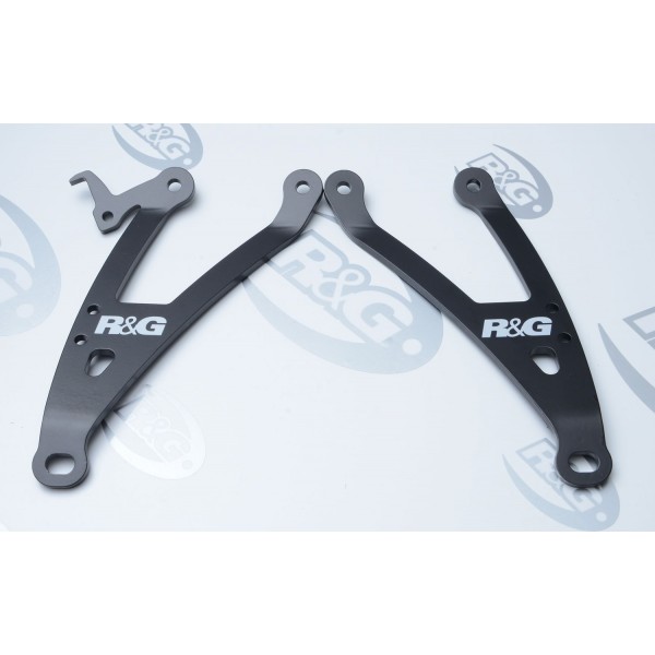 R&G Racing Exhaust Hanger (Pair) For Kawasaki Ninja 1000 2014-2019 Part # EH0058BK