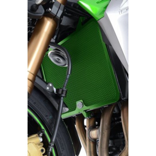 R&G Racing Green Radiator Guards For Kawasaki Ninja 1000 2011-2019 Part # RAD0090GR