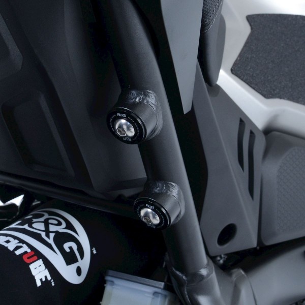 R&G Racing Rear Foot Rest Blanking Plates For Honda CB300R 2018-2019 Part # BLP0085BK