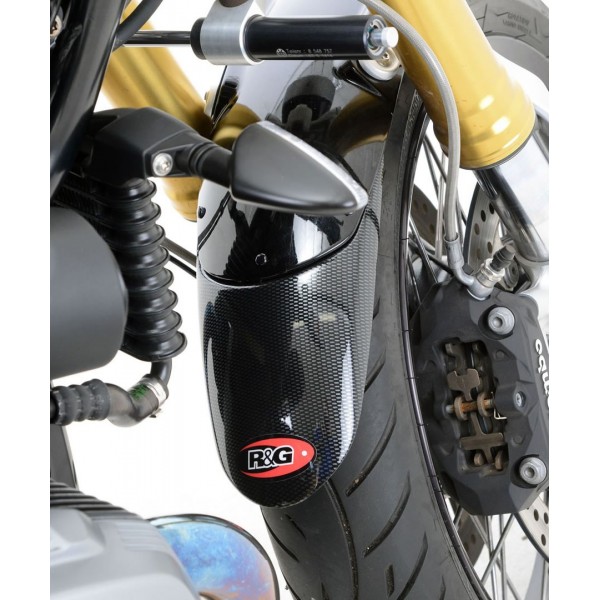 R&G Racing Carbon Effect Fender Extender For Aprilia Tuono V4 1100 Factory 2015-2018 Part # FERG0015CL