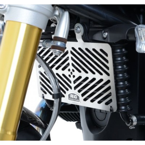 R&G Racing Stainless Oil Cooler Guard For BMW R nineT 2014-2018 Part # SCG0004SS