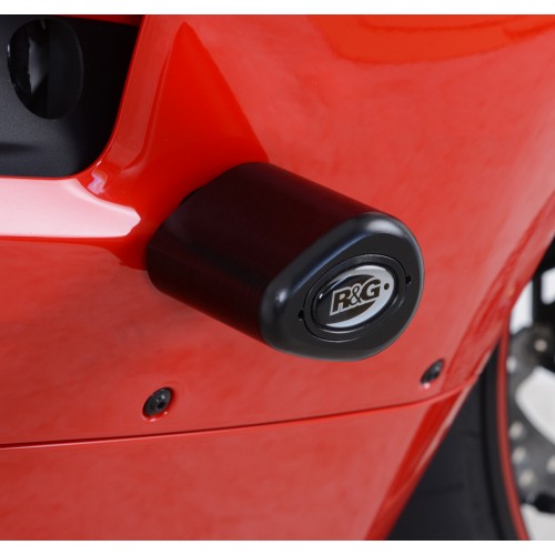 R&G Racing Black Crash Protectors Aero Style For Ducati Panigale V4 / S Part # CP0441BL