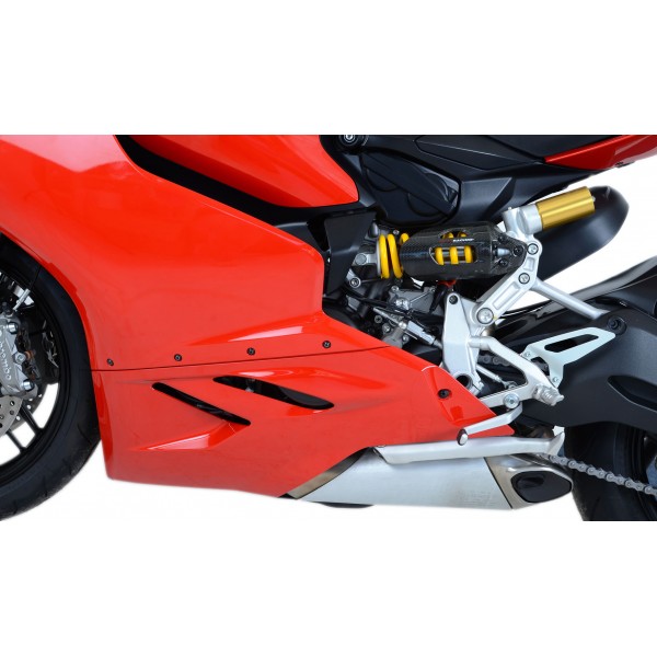 R&G Racing Black LHS Engine Case Cover For Ducati 959 Panigale 2016-2018 Part # ECC0196BK