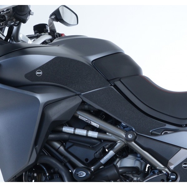 R&G Racing Clear Tank Traction Grips For Ducati Multistrada 1260 / S 2015-2018 Part # EZRG222CL