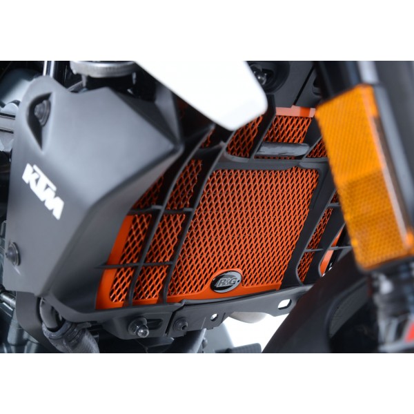R&G Racing Black Radiator Guard For KTM Duke 200 2012-2018 Part # RAD0108BL R&G Racing Black Radiator Guard For KTM Duke 200 2012-2018 Part # RAD0108BL