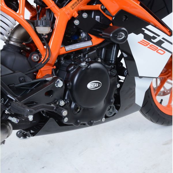 R&G Racing Black RHS Engine Case Cover For KTM RC 390 2014-2018 Part # ECC0244BK