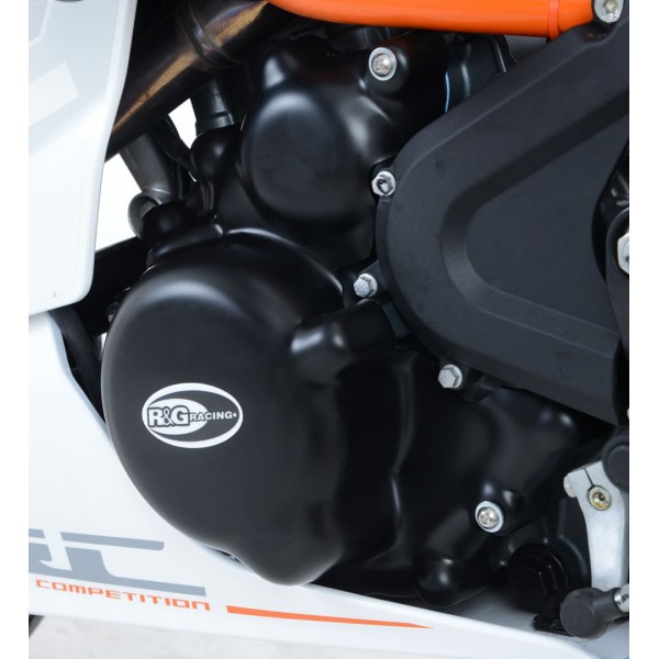 R&G Racing Engine Case Cover Kit 2pc For KTM Duke 250 / Duke 390 / RC 390 Part # KEC0095BK