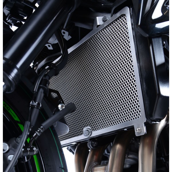 R&G Racing Titanium Radiator Guard For Kawasaki Z900 2017-2018 Part # RAD0211TI