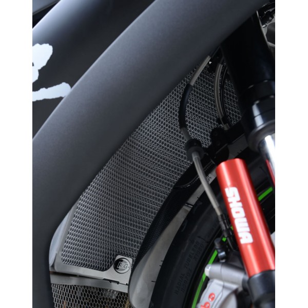 R&G Racing Green Radiator Guard For Kawasaki Ninja ZX-10R 2011-2018 Part # RAD0200GR