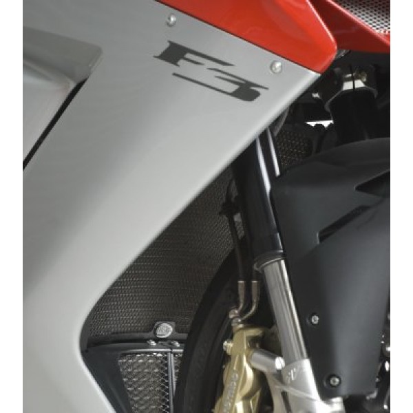 R&G Racing Titanium Radiator Guard For MV Agusta F3 800 2013-2018 Part # RAD0129TI