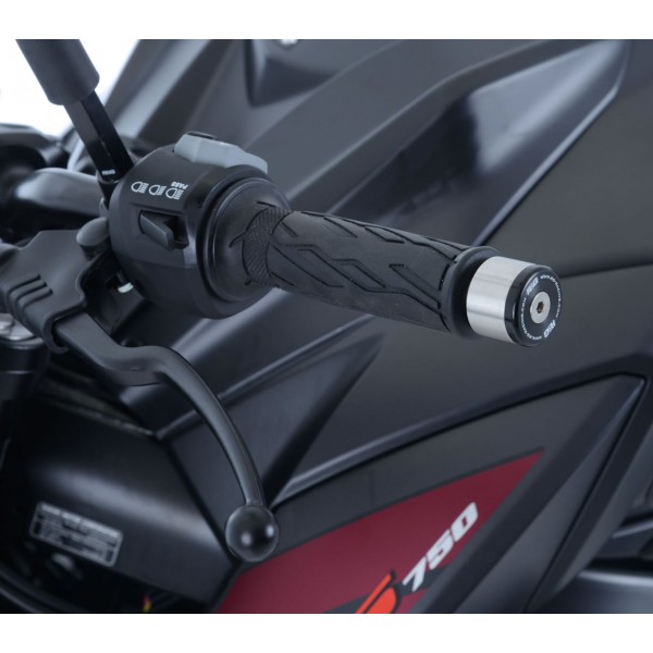 R&G Racing Black Bar End Sliders For Suzuki GSX-R1000 / R 2017-2018 Part # BE0109BK