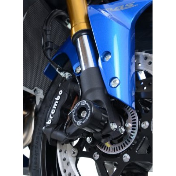 R&G Racing Black Fork Protectors For Suzuki GSX-S1000 2015-2018 Part # FP0174BK