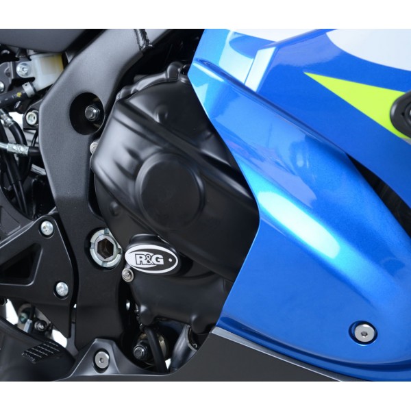 R&G Racing Engine Case Cover Kit (2pc) For Suzuki GSX-R1000 / R 2017-2018 Part # KEC0100BK