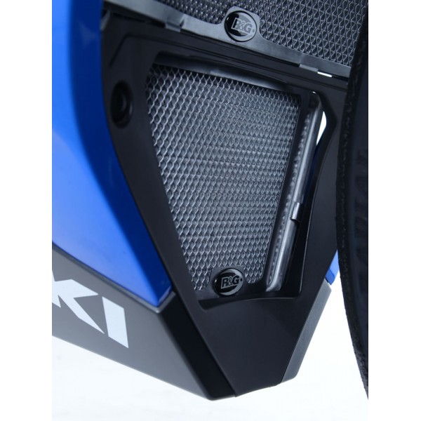R&G Racing Light Blue Oil Cooler Guard For Suzuki GSX-R1000 / R 2017-2018 Part # OCG0030BLUE