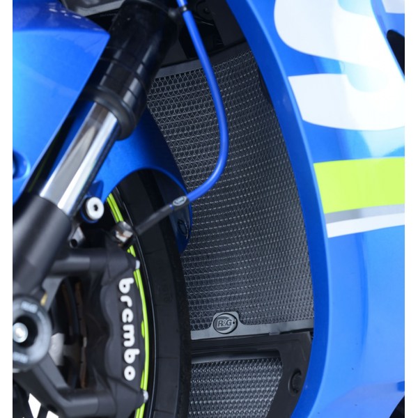 R&G Racing Titanium Radiator Guard Oil Cooler For Suzuki GSX-R1000 / R 2017-2018 Part # RAD9019TI