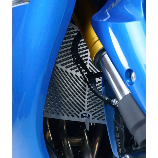 R&G Racing Stainless Steel Radiator Guard For Suzuki GSX-S1000 2015-2018 Part # SRG0040SS
