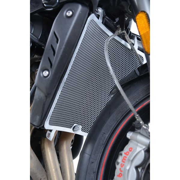 R&G Racing Red Radiator Guard For Triumph Street Triple 765 S / RS 2017-2018 Part # RAD0219RE