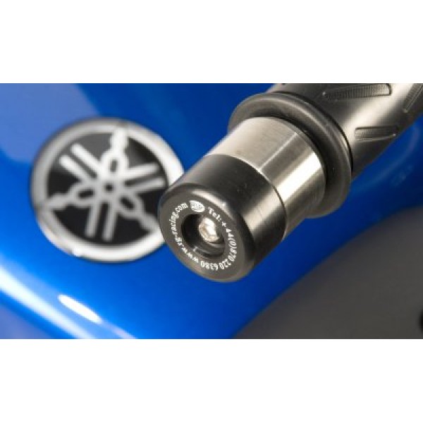 R&G Racing Black Bar End Sliders For Yamaha MT-09 2013-2018 Part # BE0013BK