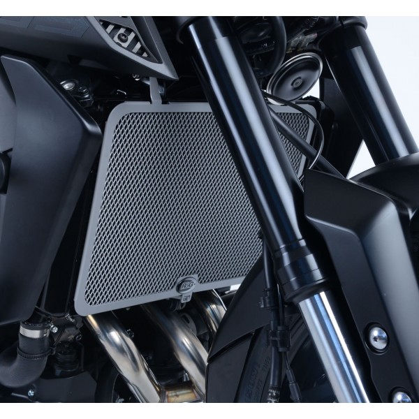 R&G Racing Black Radiator Guard For Yamaha MT-09 2013-2018 Part # RAD0226BK