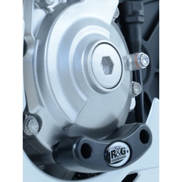 R&G Racing Black Engine Case Slider For Yamaha YZF-R1 2013-2018 Part # ECS0094BK