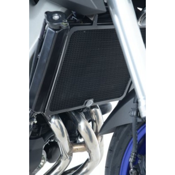 R&G Racing Black Radiator Guard For Yamaha MT-09 2013-2018 Part # RAD0159BK