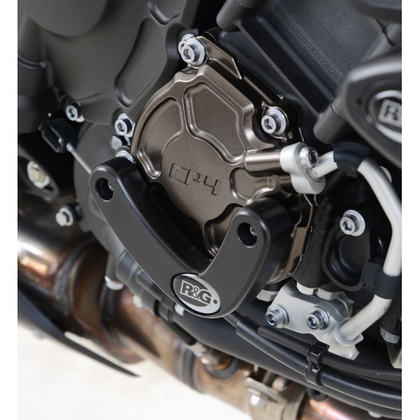 R&G Racing Black RHS Engine Case Slider For Yamaha YZF-R1 2013-2018 Part # ECS0095BK