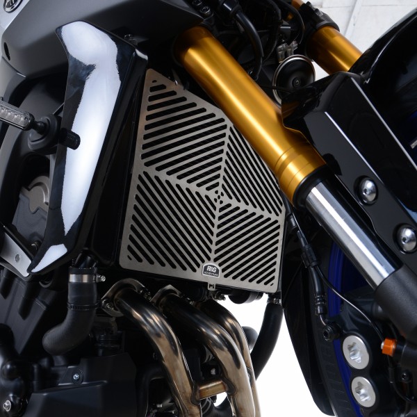 R&G Racing Stainless Steel Radiator Guard For Yamaha MT-09 2013-2018 Part # SRG0060SS
