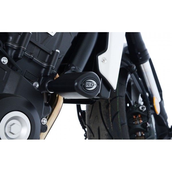 R&G Racing Black Crash Protectors Aero Style For Honda CB1000R 2018-2019 Part # CP0450BL