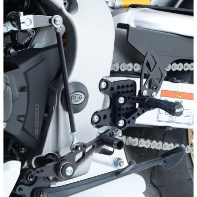 R&G Adjustable Rearset For Honda CBR1000RR 2008-2016 Part # RSET02BK