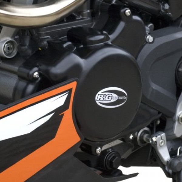 R&G Engine Case Cover Kit (2 Pc) For Ktm Duke 125 2011-2015 Part # KEC0038BK