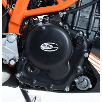 R&G Engine Case Cover Kit (2pc) For KTM RC 390 2014-2015 Part# KEC0062BK